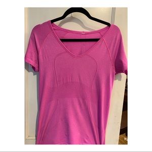 Pink Lululemon shirt